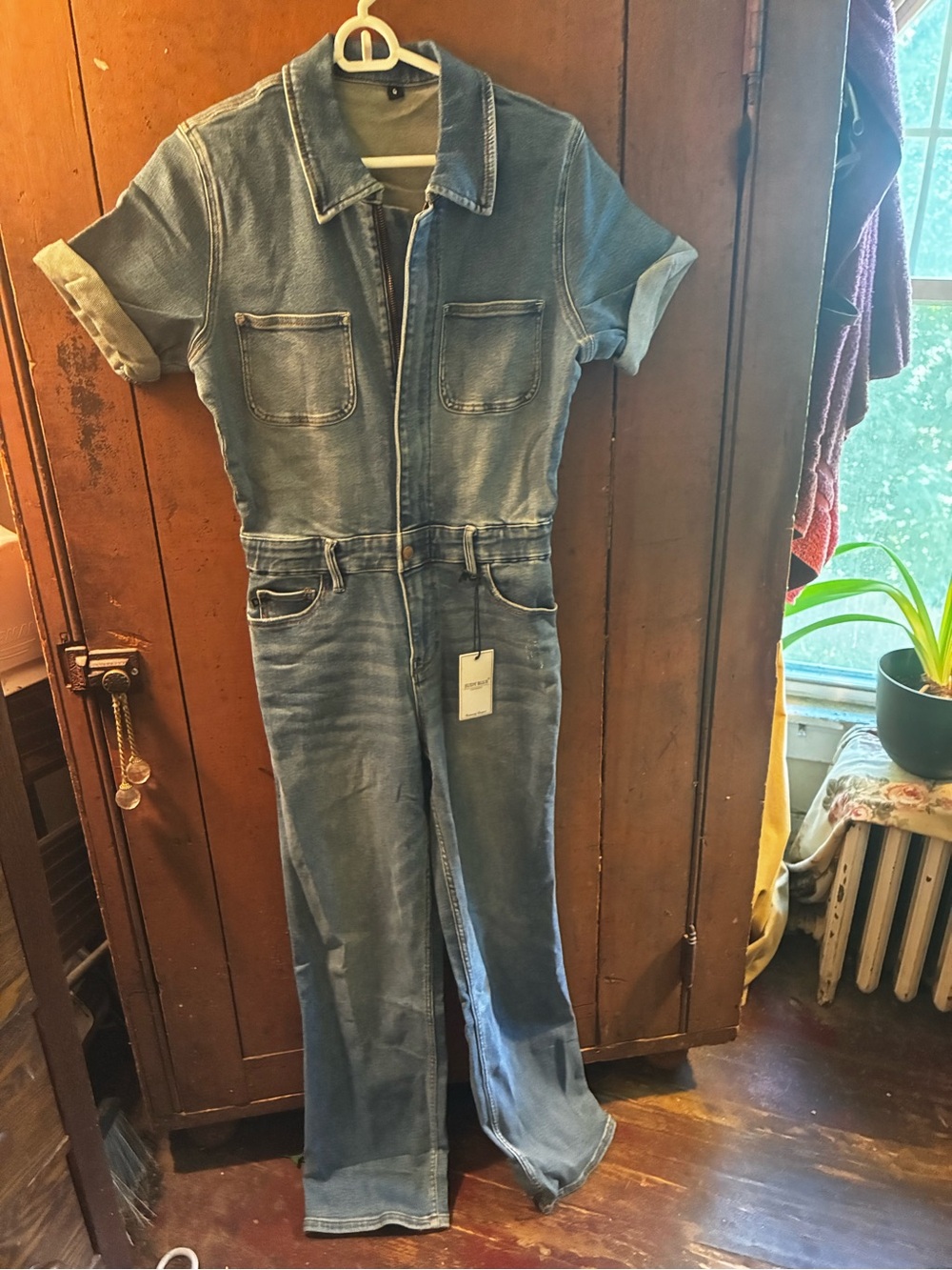 Judy Blue Light Blue Denim Jumpsuit Size S